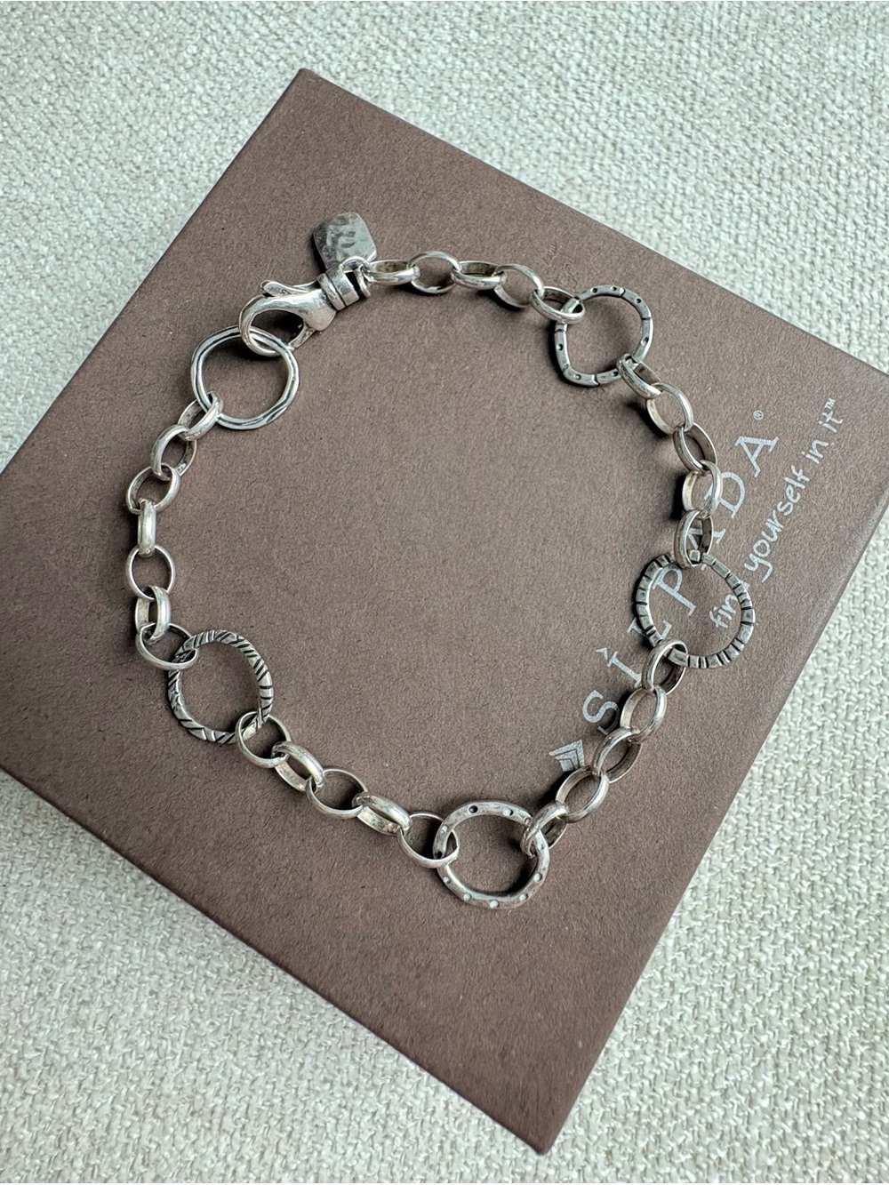 Silpada Sterling Silver Charm Bracelet, B2469